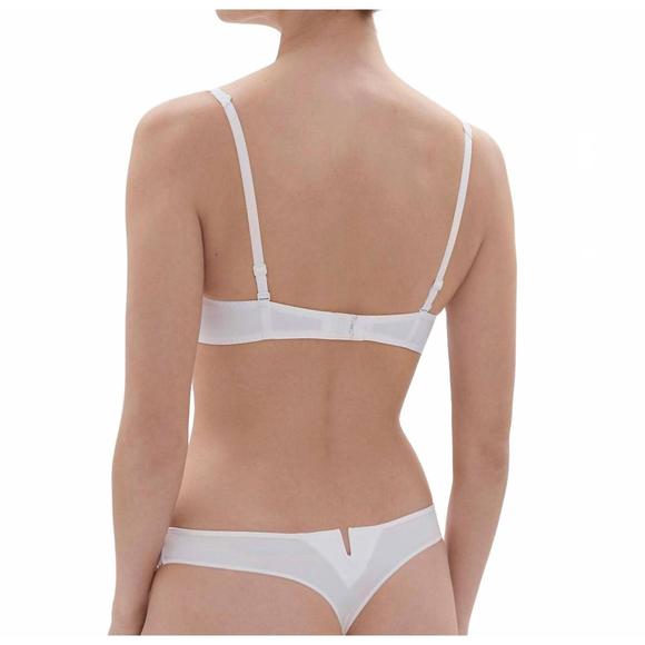 NEW SIMONE PERELE saga sheer demi bra in white - Picture 2 of 2